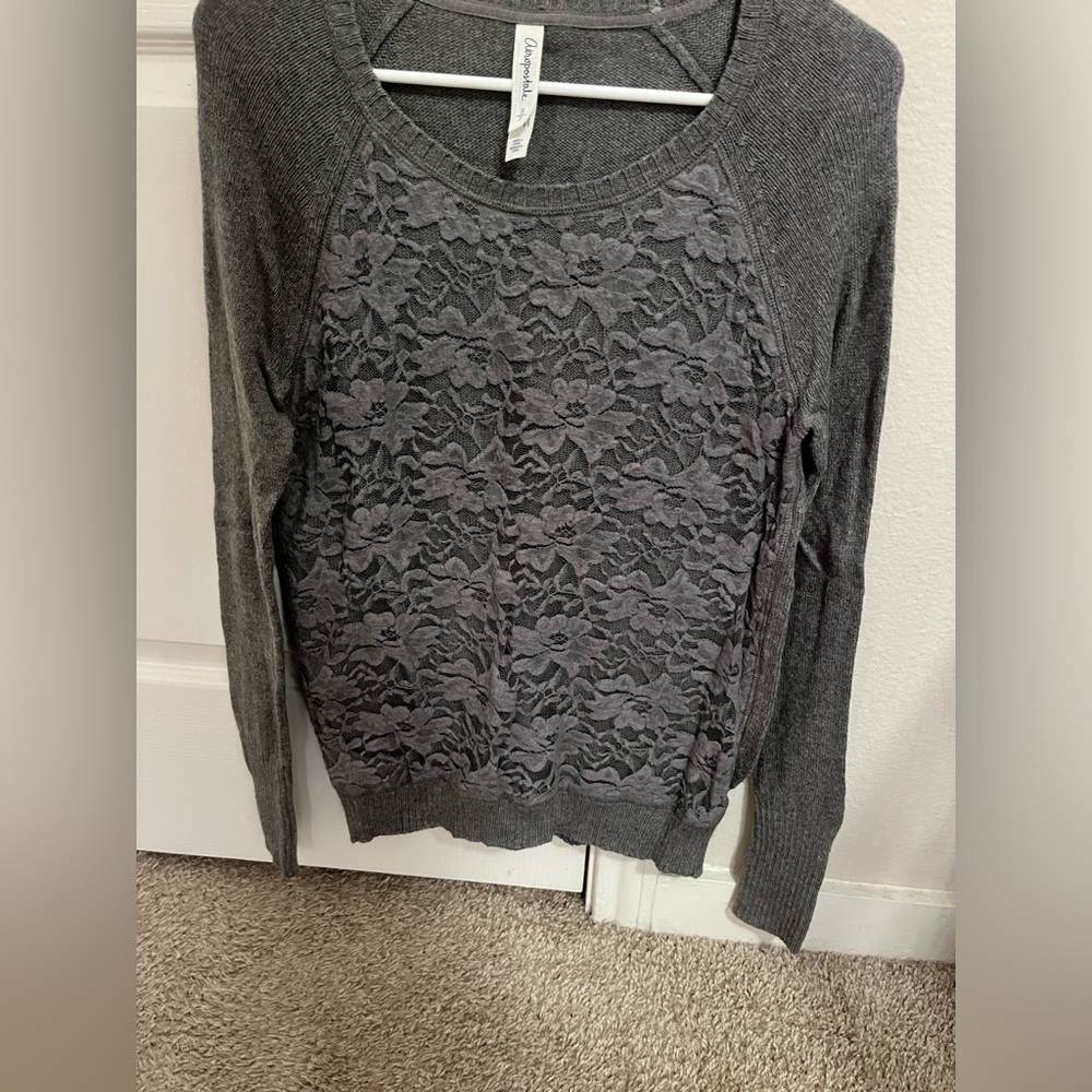 Lace sweater
